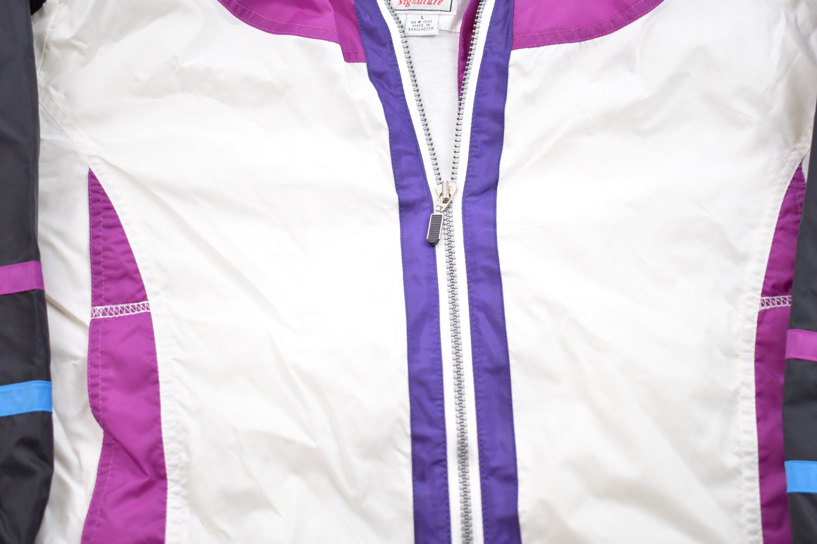 Vintage 1990s CS Signature Full Zip Windbreaker Jacket