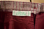 Vintage 1970s Prestige Of Boston Plaid Skirt Size 24