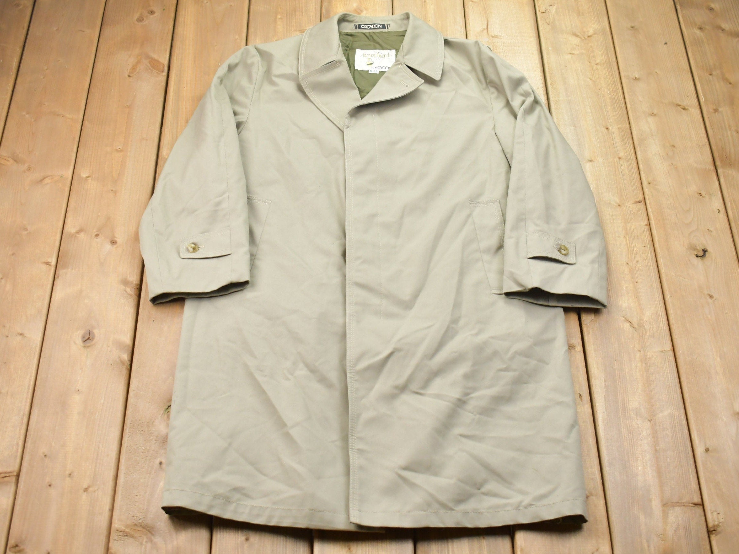 Vintage 1990s Croydon Avante Garde Rain Jacket