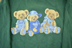 Vintage 1990s Cute Teddy Bear Theme Crewneck Sweater Adult Large