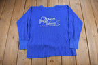 Vintage 1989 Texan Harley Davidson Conroe Texas Long Sleeve Thermal Shirt