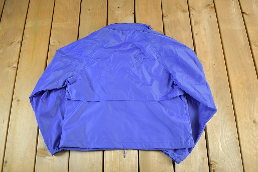 Vintage 1990s Eddie Bauer Windbreaker Jacket Women's Medium  Outdoors Windbreaker  90s Eddie Bauer  Athletic Zip Up
