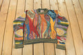 Vintage 1990s Coogi Cuggi 3D Knit Abstract Crewneck Sweater Men's Short Medium