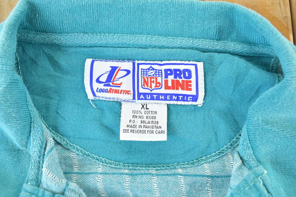 Vintage 1990s Jacksonville Jaguars University Collegiate Quarter Button Polo