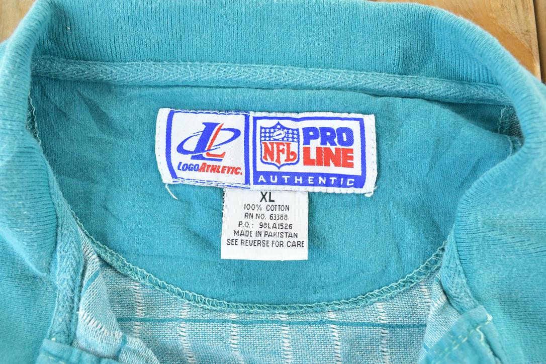 Vintage 1990s Jacksonville Jaguars University Collegiate Quarter Button Polo