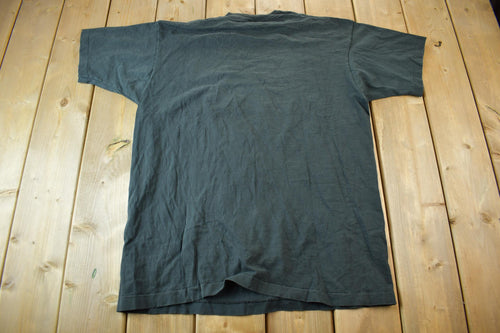 Vintage 1990s Metro Metropolitan Billiard Cafe Graphic T-Shirt / Made In Canada / Billiard T Shirt