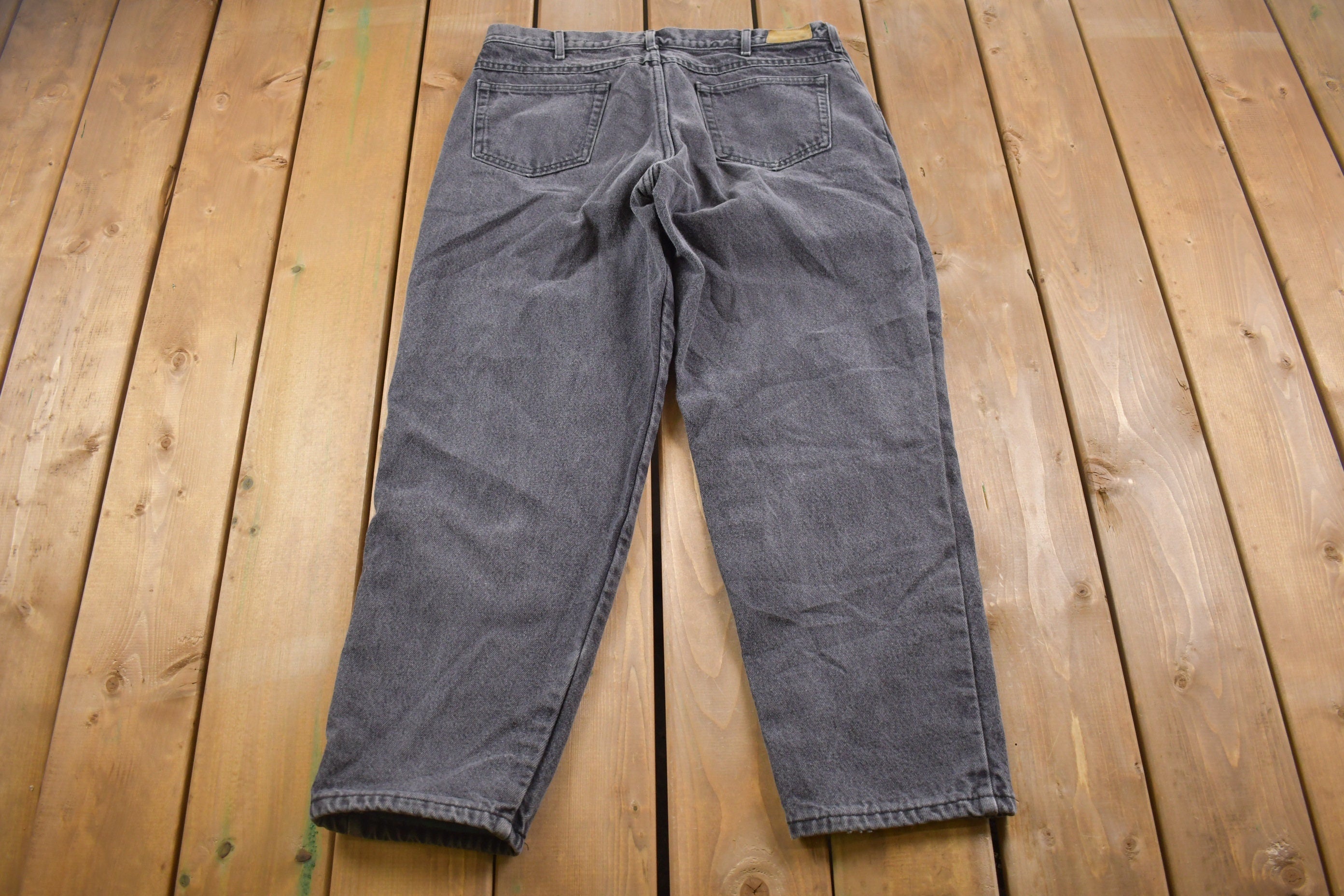Vintage 1990's Unbranded Lined Jeans  Made in USA  American Vintage  Basic Clothing  Warm Pants  Streetwear Fashion  Vintage Pants