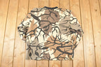 Vintage 1990s Predator AOP Cracked Camo Graphic Print Crewneck Shirt Mens L
