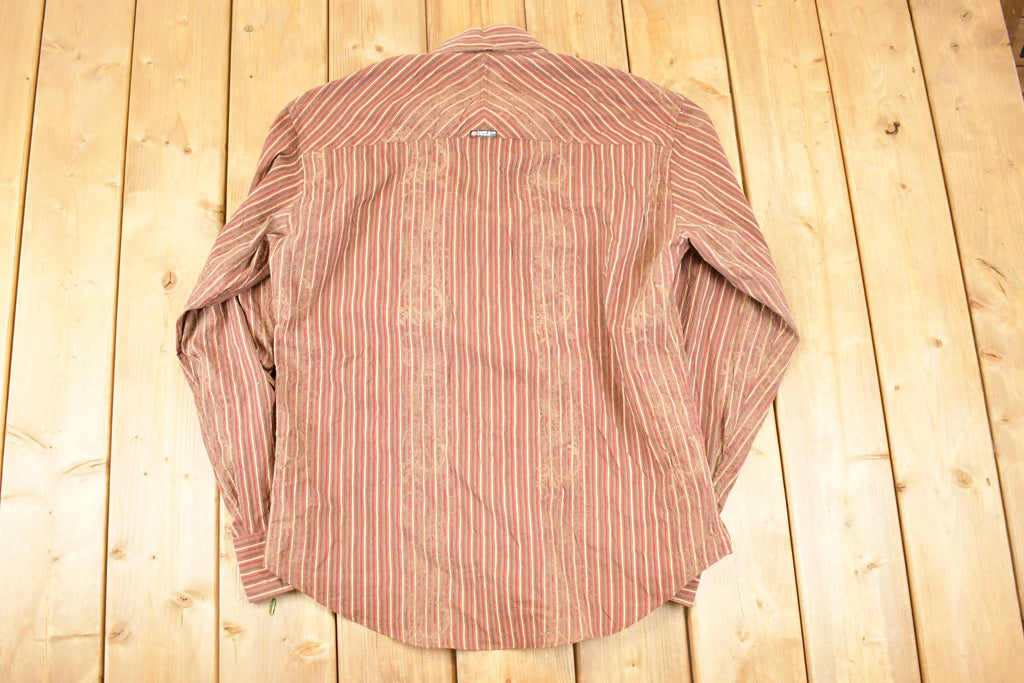 Vintage Y2K Point Zero Button Up Shirt Men's L