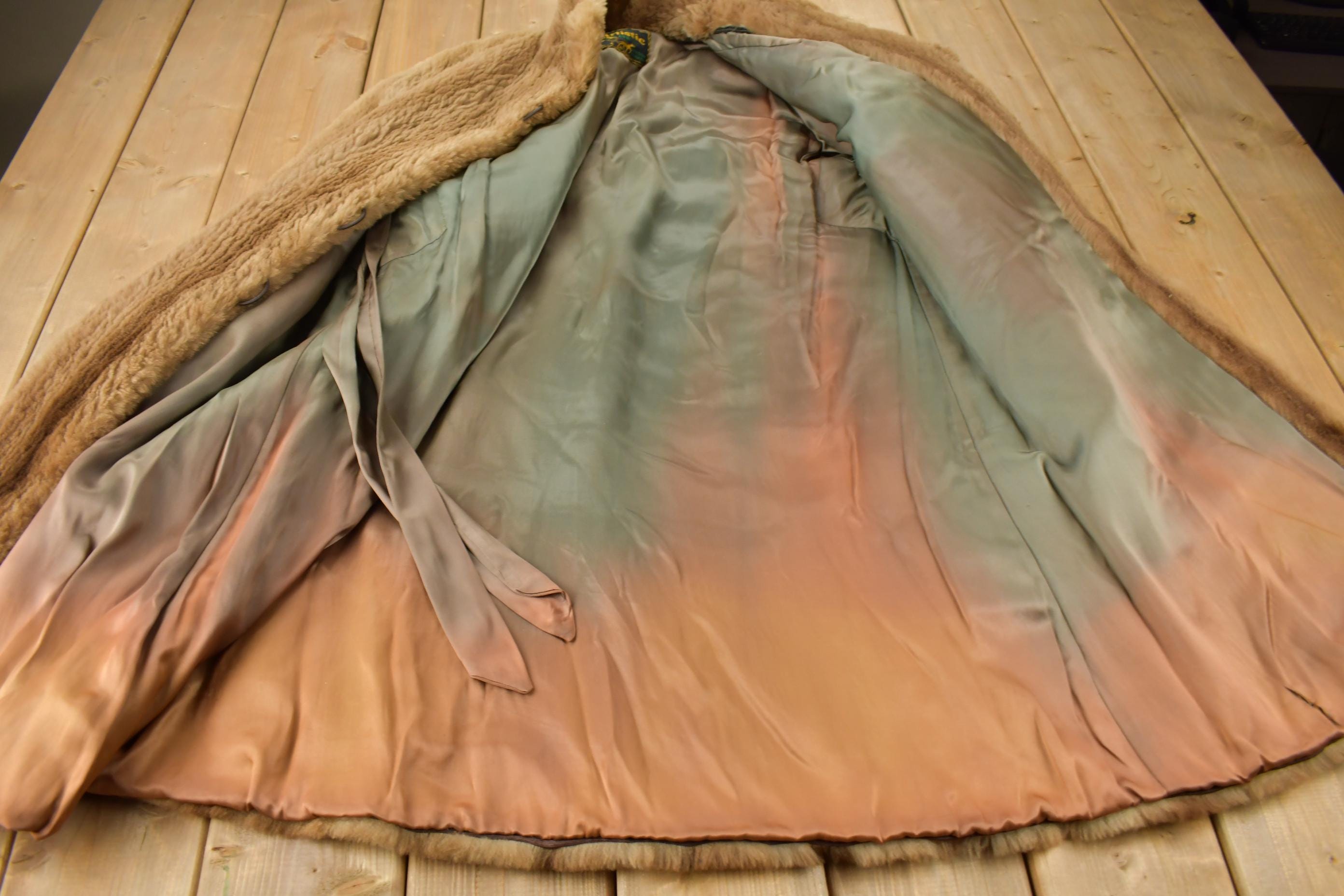Vintage 1970s Artistic LTD Full Length Mink Fur Coat
