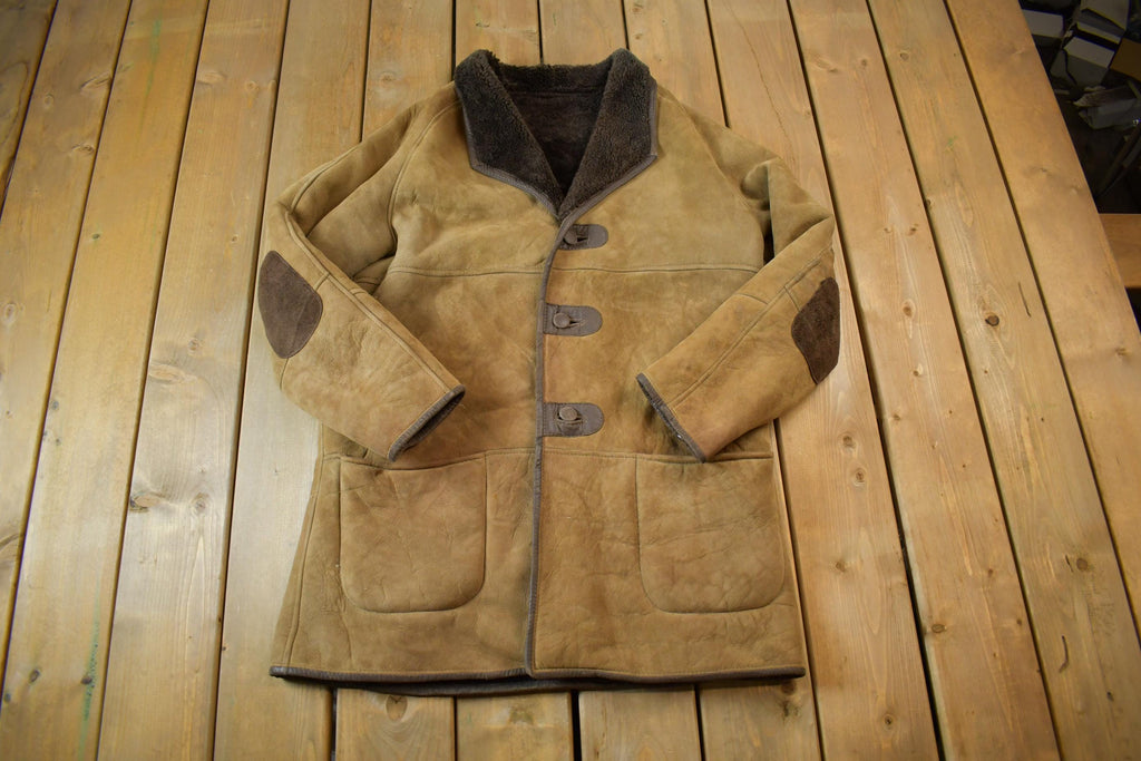 Vintage 1980s Skin Deep Shearling Jacket Made in New Zealand