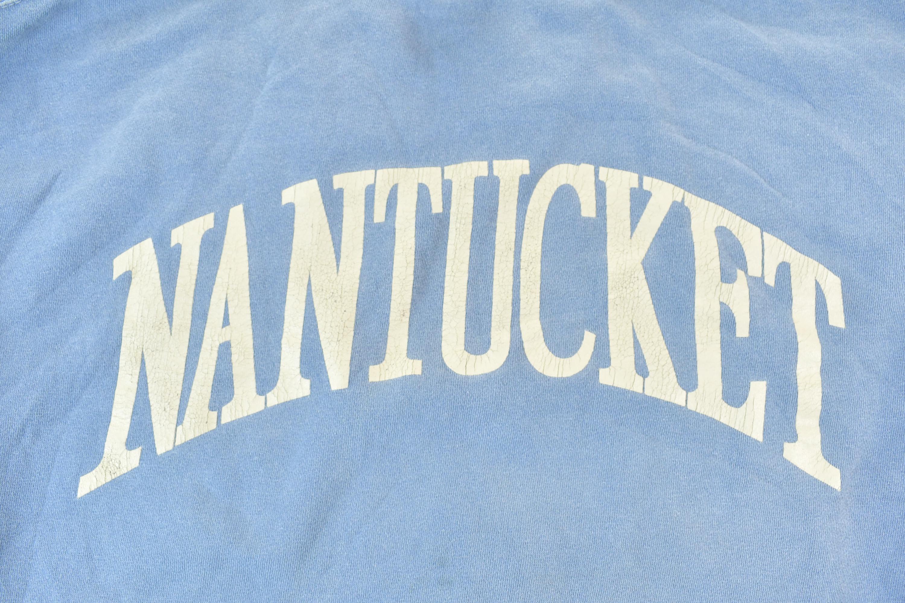 Vintage 1990s Nantucket Crewneck Sweatshirt Made In USA Mens L