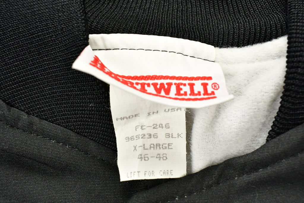 Vintage 1980s Hopewell Wrestling Bulldogs Windbreaker Bomber Jacket