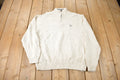 Vintage Y2K Chaps Embroidered Logo Quarter Zip Knit Sweater Size XL