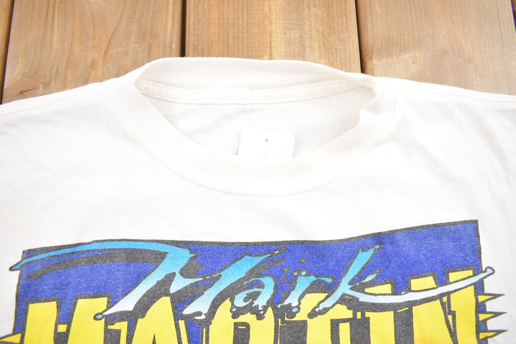 Vintage 1990s Mark Martin Nascar Graphic T Shirt