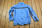 Vintage 1990s Nike Windbreaker Full Zip Cotton Lined Jacket