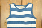 Vintage 1990s Liz Claiborne Striped Knitted Short Sleeve Vest
