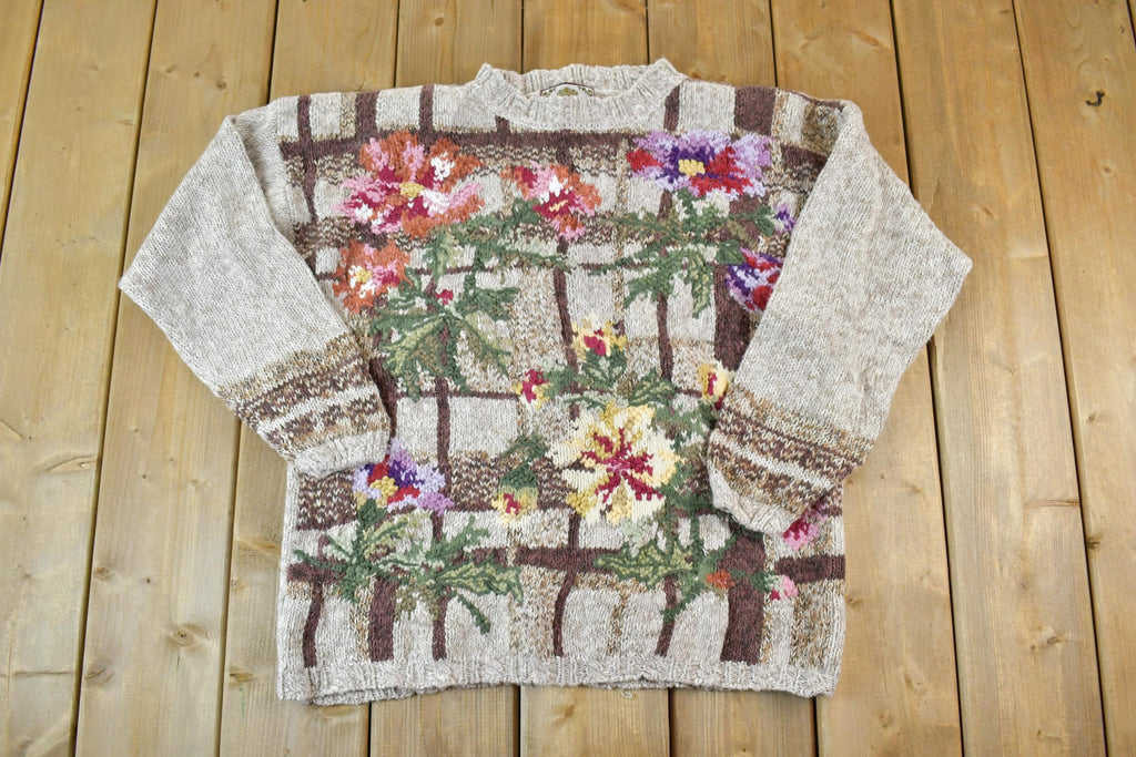 Vintage 1990s Tiara International Knit Crewneck Sweater