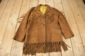 Vintage 1970s Pioneer Wear Fringe Leather Jacket