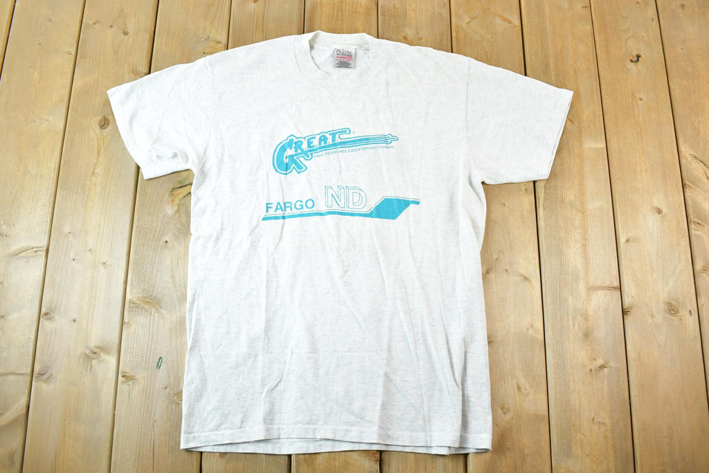 Vintage 1990s Gang Resistance Education And Training Souvenir T-Shirt Mens L