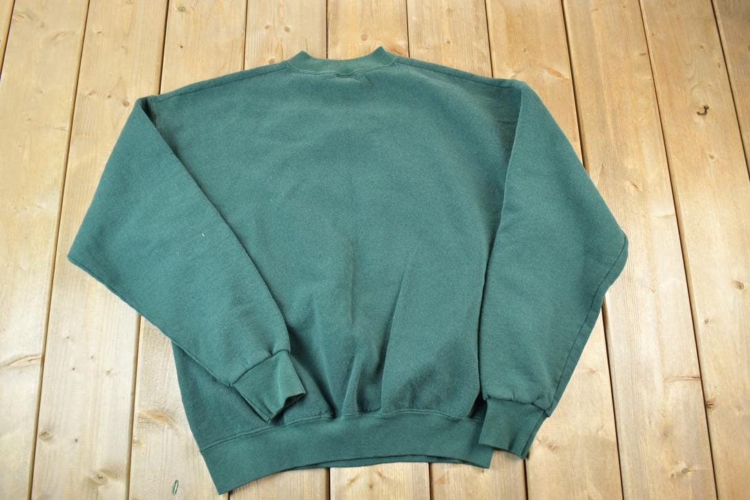 Vintage 1990s Christmas Teddy Bear Souvenir Crewneck Sweatshirt Made In USA
