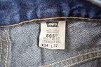 Vintage 1990s Levi's 505 Red Tab Jeans Size 34 x 31.5