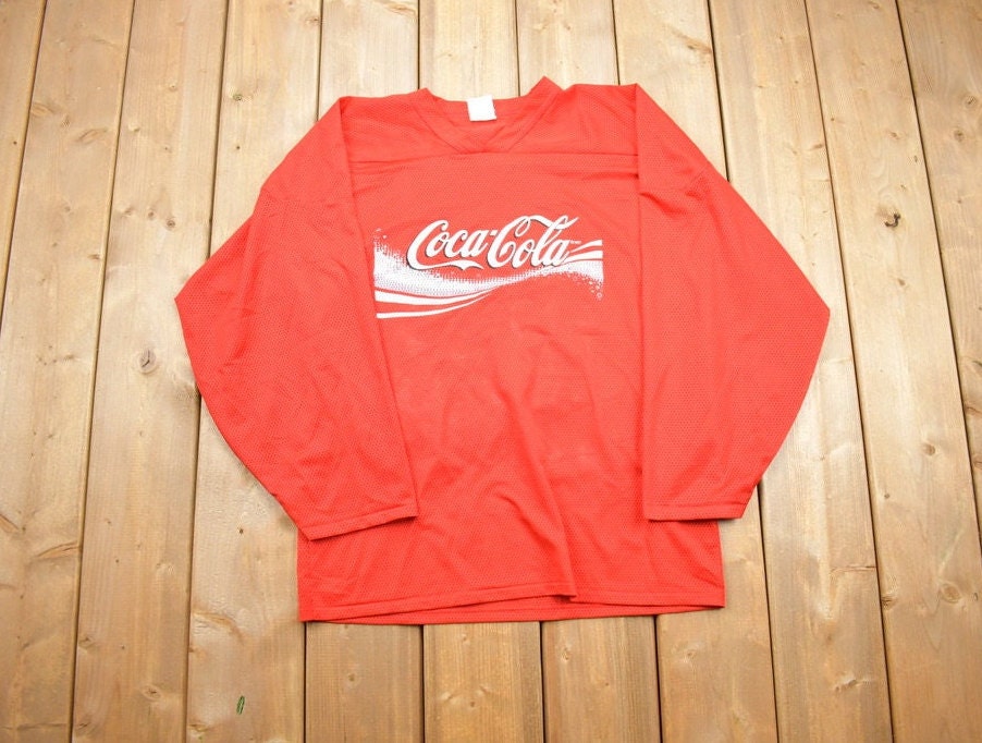 Vintage 1990s Coca Cola Ontario Sales Rally Football Jersey