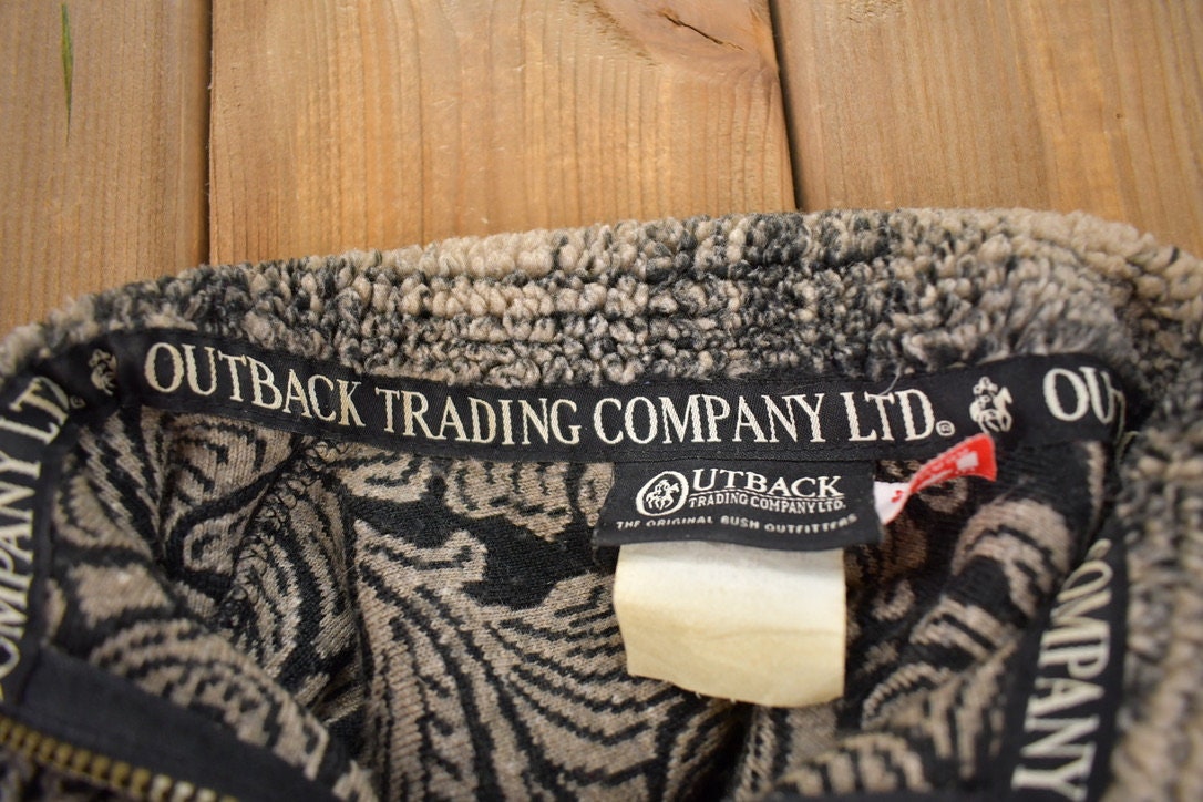 Vintage 1990s Outback Trading Company Fleece Sweater