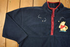 Vintage 1990s Winnie The Pooh Themed Fleece Sweater