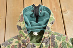 Vintage 1980s Saftbak Duck Camo Hunting Jacket