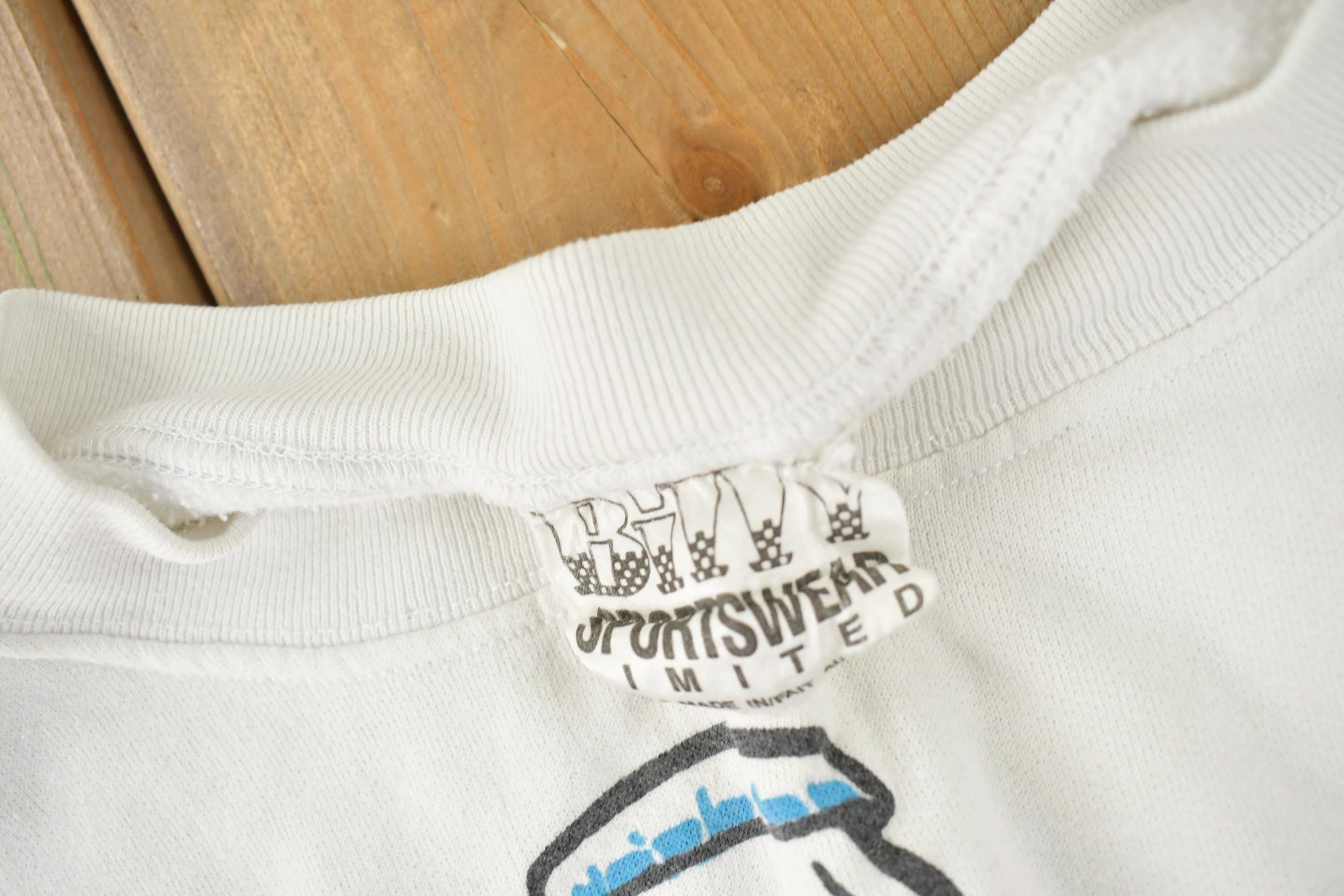 Vintage 1980s Coca Cola Art Graphic Crewneck Sweatshirt