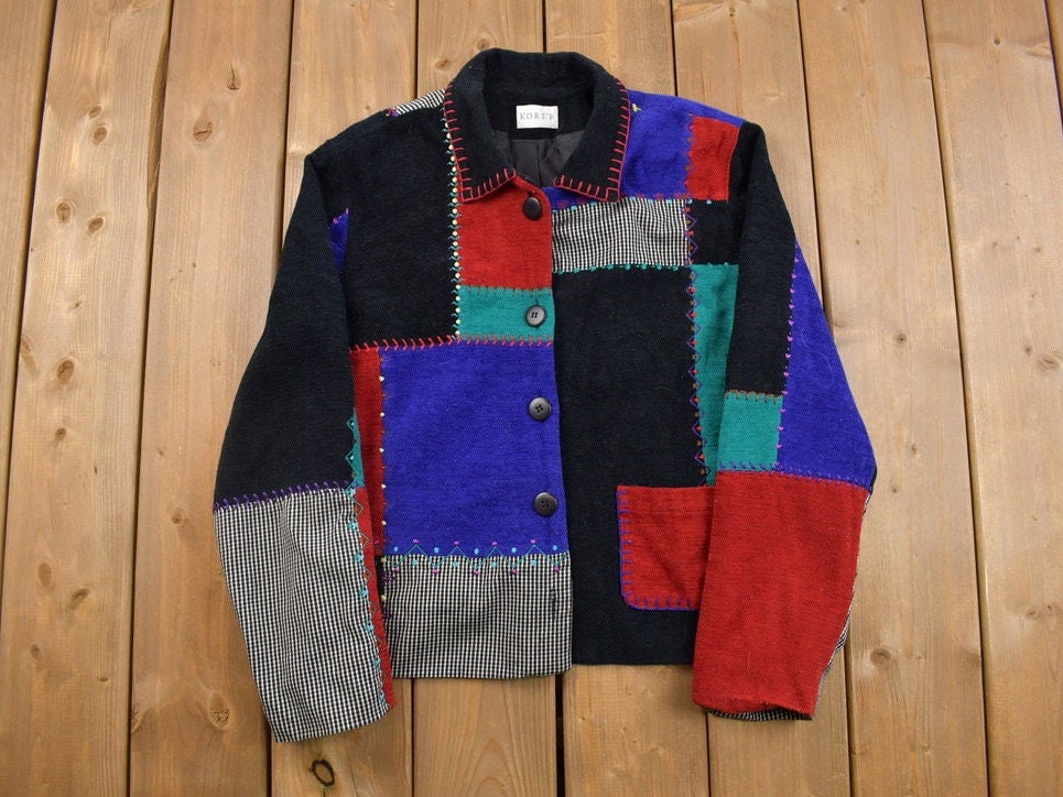 Vintage 1990s Koret Patchwork Jacket