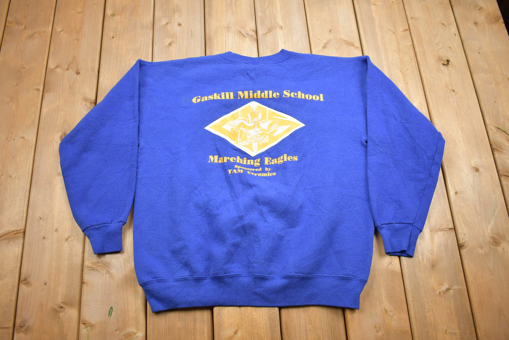 Vintage 1990s Gaskill Marching Eagles Niagara Falls Collegiate Crewneck