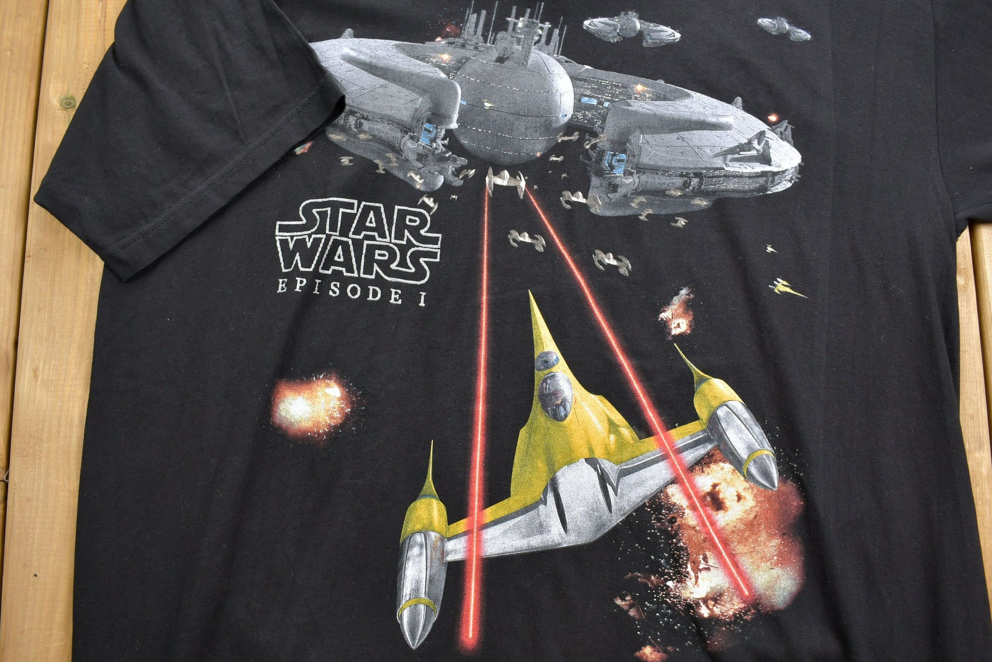 Vintage 1999 Star Wars Episode Movie Promo T-shirt