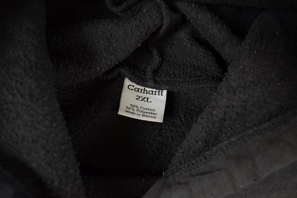 Vintage 1990s Carhartt Sun Faded Distressed Hoodie Sweatshirt Men's 2XL