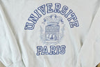 Vintage 1980s Paris Universite Collegiate Crewneck