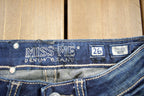 Vintage Y2K Miss Me Bedazzled Low Rise Jeans Size 26x33
