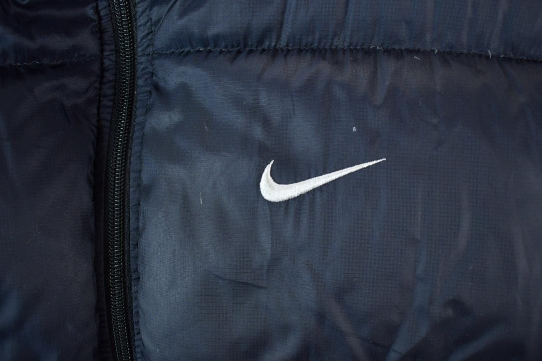Vintage 1990s Nike Mini Swoosh Puffer Jacket