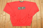 Vintage 1990s Noel Christmas Embroidered Sweater