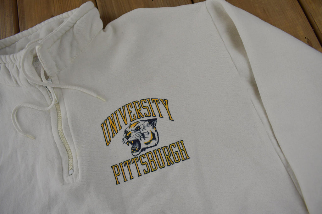 Vintage 1980s University Of Pittsburgh Collegiate Sweater Made In USA
