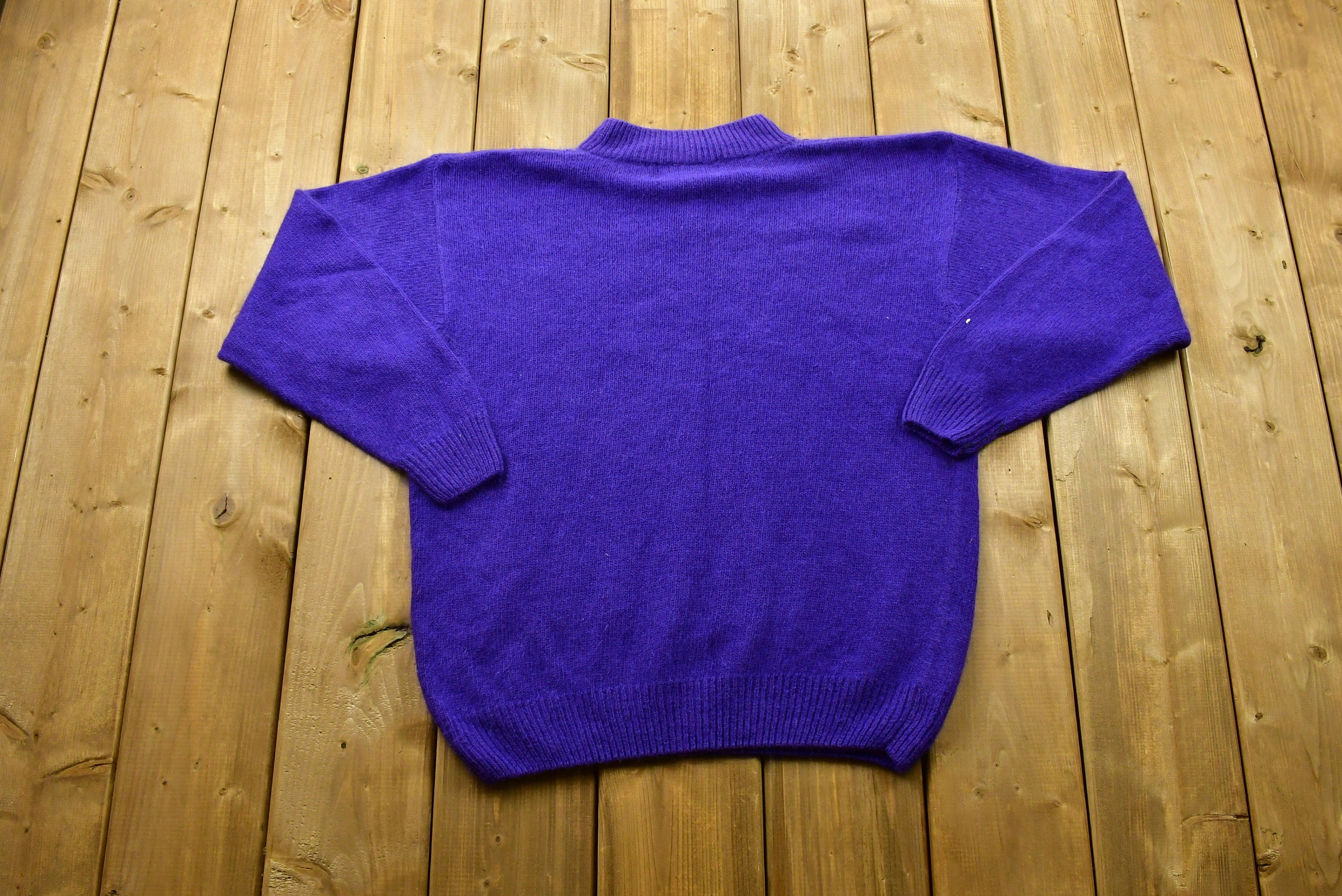 Vintage Santoria Mock Neck Knitted Sweater