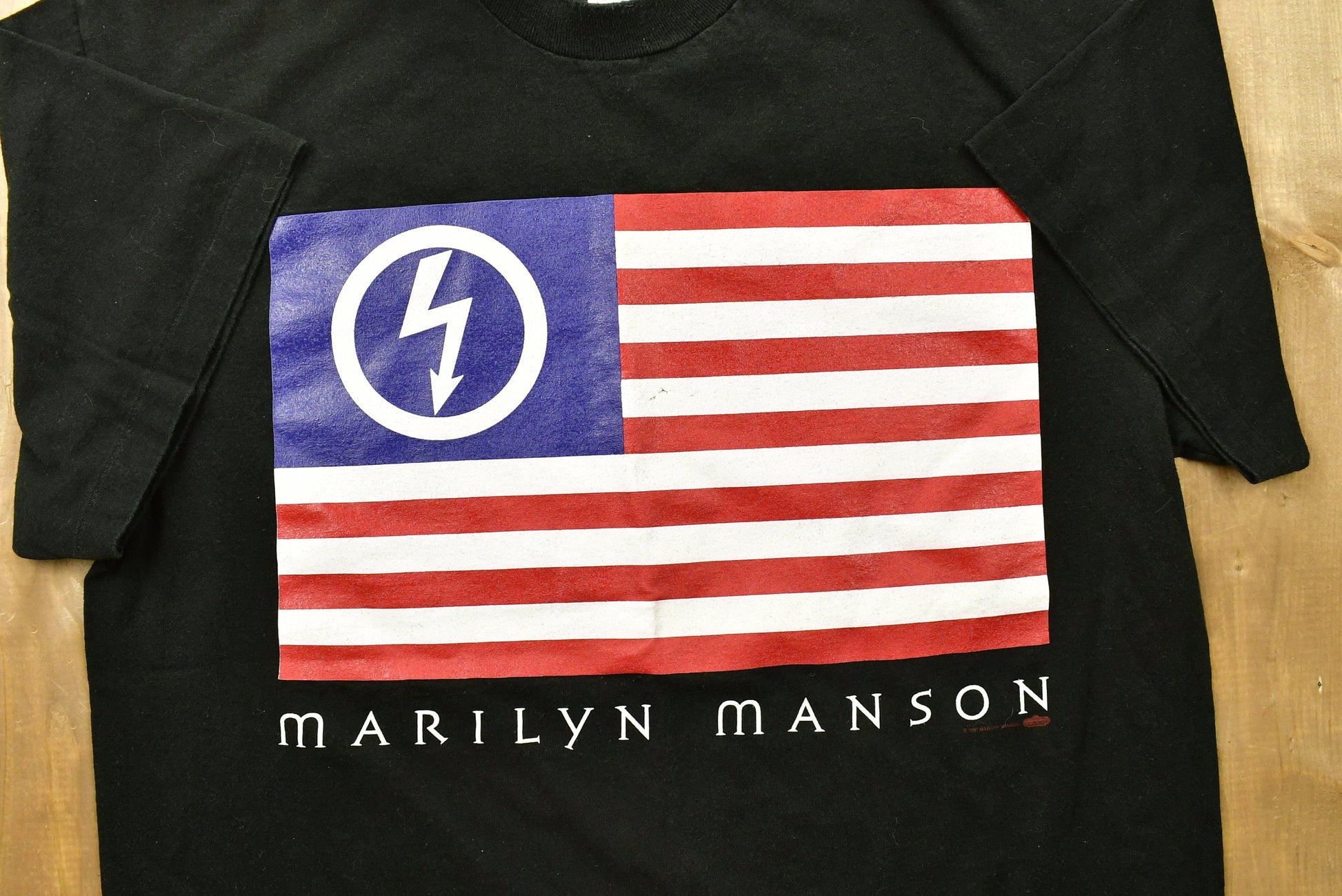 Vintage 1997 Marilyn Manson American Antichrist Band T-Shirt Deadstock
