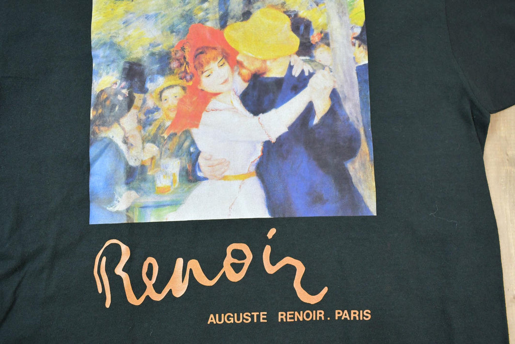 Vintage 1990s Renoir Portraits Graphic Art T-Shirt
