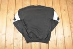Vintage 1989 Life's A Mountain Not A Beach Graphic Print Crewneck Sweatshirt Men's M