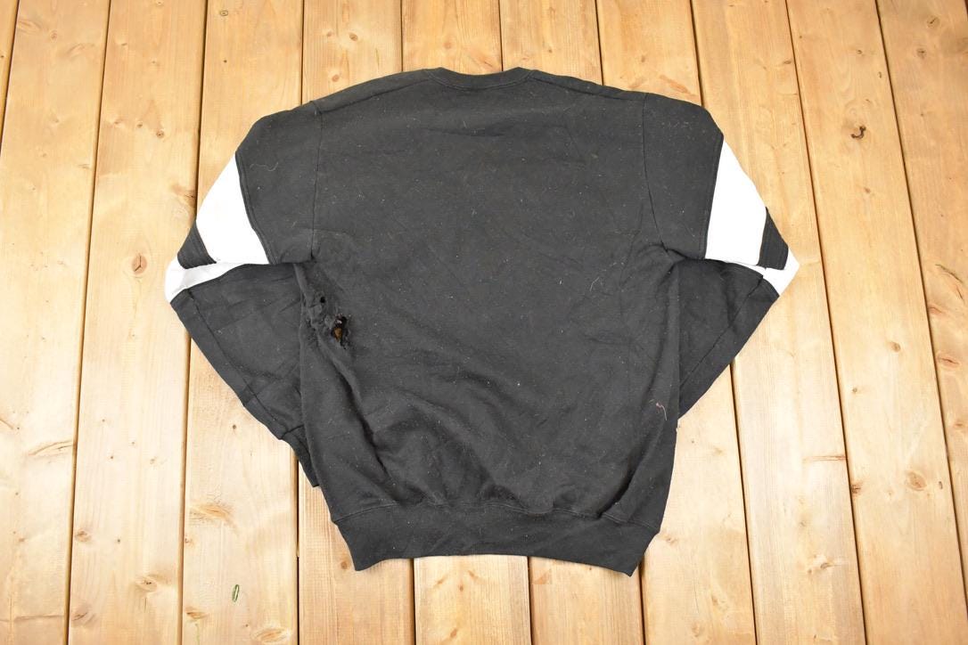 Vintage 1989 Life's A Mountain Not A Beach Graphic Print Crewneck Sweatshirt Men's M