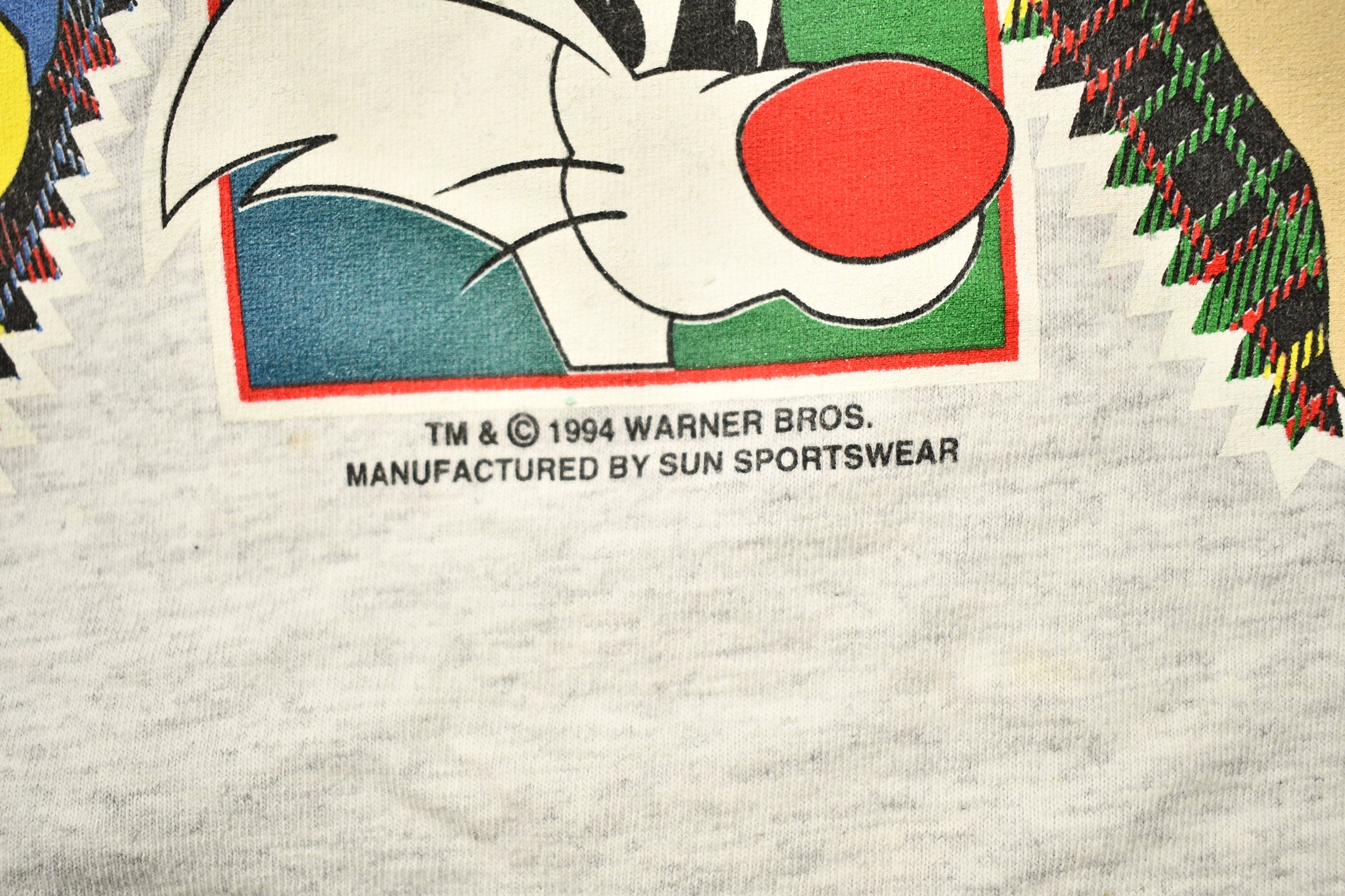 Vintage 1994 Looney Tunes Light Weight Hoodie