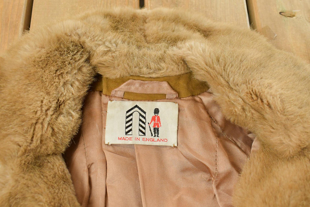 Vintage 1960's One World Faux Fur Coat Women's Large