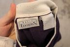 Vintage 1990s Nature Graphic Crewneck Sweater / Vintage Purple Sweatshirt / Animal Print / Wilderness & Outdoors / Basic Editions