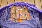 Vintage 1990s J Gallery Purple Trench Coat