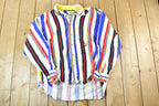 Vintage 1990s Ziza Striped Button Up Shirt